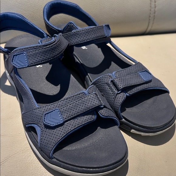 Dr. Scholl's Sandals hiking women’s Adelyn blue size 9.5 M sport beach shoes - Picture 5 of 9